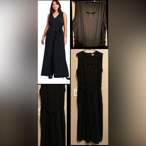 Avenue Elegant Black Jumpsuit
